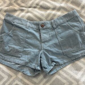 Birdwell Beach Britches 6 blue corduroy